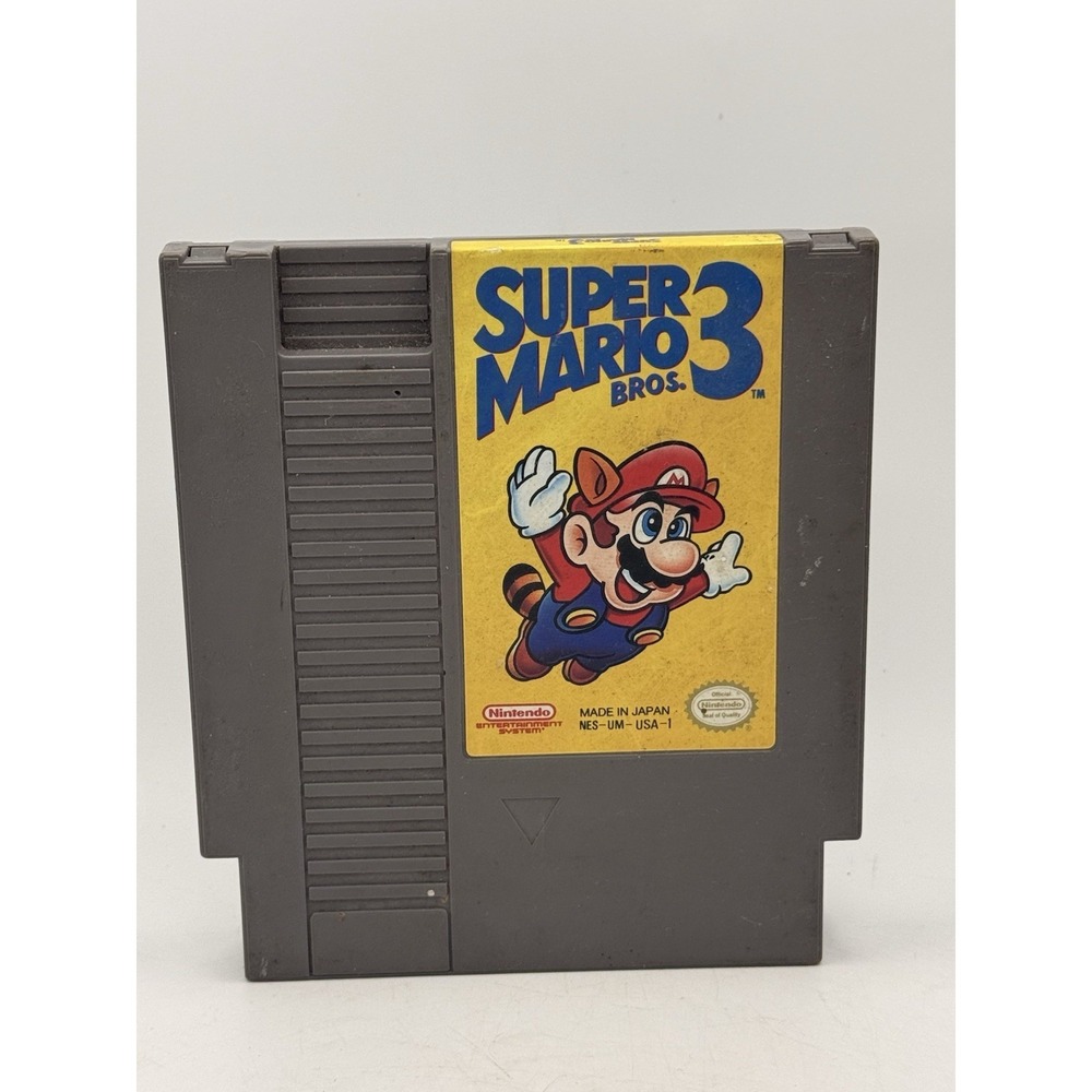 SUPER MARIO BROS 3 BROTHERS Nintendo (1985 NES Cartridge Cart Only)